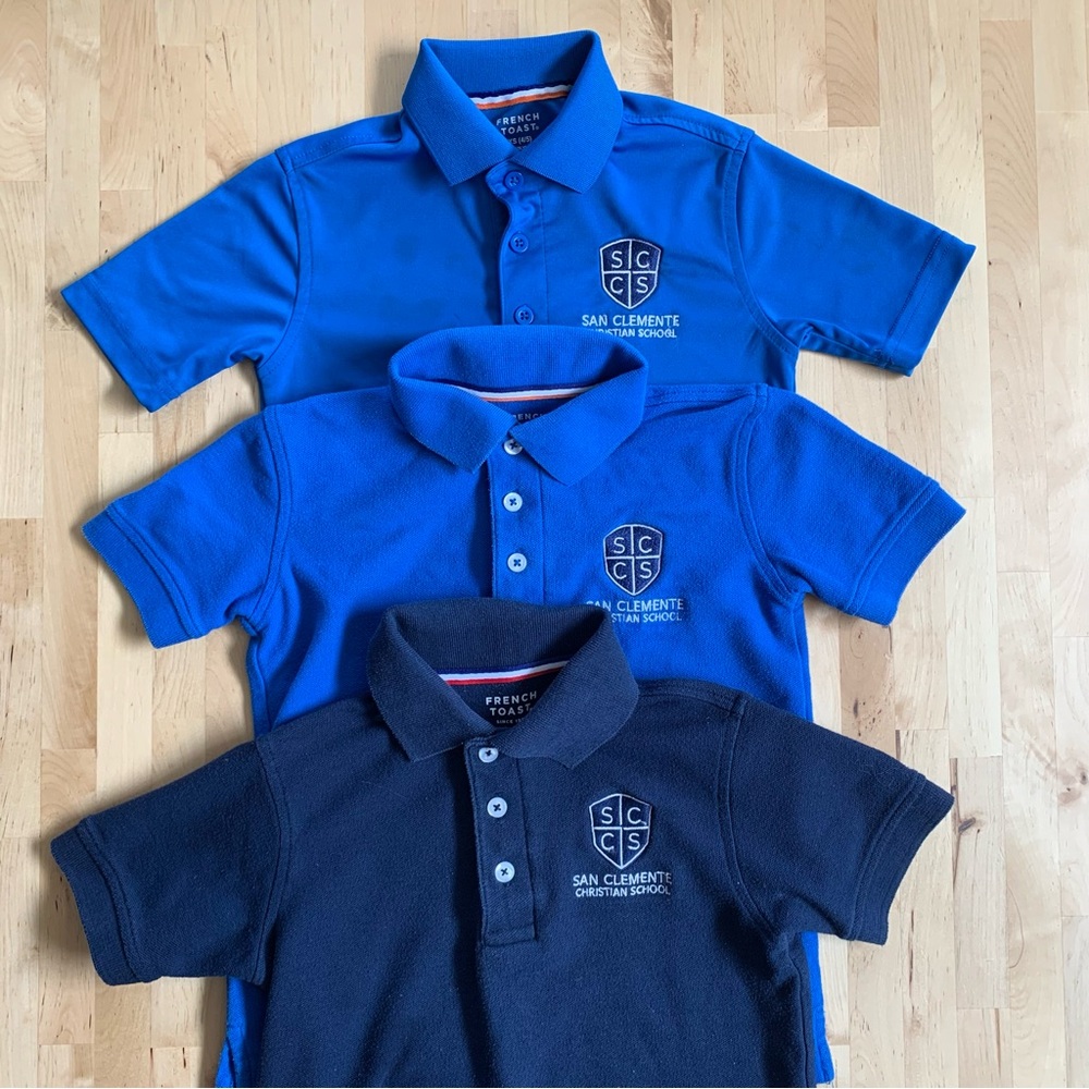3 - San Clemente Christian School Polos - Boys 4/5 XS
